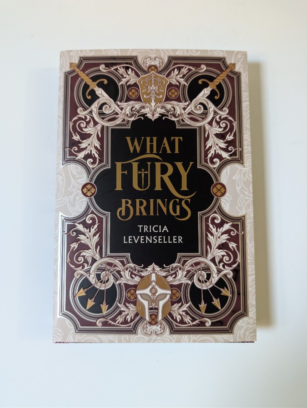 What Fury Brings by Tricia Levenseller. Bookish Box Hardcover Sprayed Edges